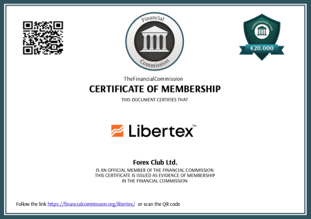 Libertex Membership Certificate